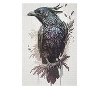 Puzzles for Teenagerss 75x50cm/1000pcs Crow Drawing Jigsaws for Adults Relax Games Perfect Decoration Unique Birthday And Xmas Gifts 75x50cm/1000pcs
