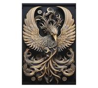 Puzzles for Teenagerss 75x50cm/1000pcs Golden Phoenix Artwork-1 Adult Puzzles Brain Teaser Game Perfect Decoration Challenging Game Gifts 75x50cm/1000pcs