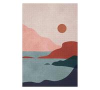 Puzzles for Teenagerss 75x50cm/1000pcs Harmonious Landscape 3 Jigsaw for Adults Toy Wall Decor Stress Reliever Fun at Home Activities, 75x50cm/1000pcs