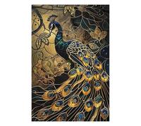 Puzzles for Teenagerss 75x50cm/1000pcs Kintsugi Peacock Adult Jigsaw DIY Toys Difficult Challenge Unique Birthday And Xmas Gifts 75x50cm/1000pcs