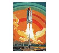Puzzles for Teenagerss 75x50cm/1000pcs Rocket Universe Puzzle for Adults Family Game Perfect Decoration Christmas Birthday Gifts 75x50cm/1000pcs