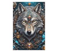 Puzzles for Teenagerss 75x50cm/1000pcs Starlight Wolf Protector Jigsaws for Adults Relax Games Perfect Decoration Unique Birthday And Xmas Gifts 75x50cm/1000pcs