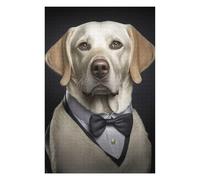 Puzzles for Teenagerss 75x50cm/1000pcs Well Dressed Labrador 32 Puzzles for Adults Brain Teaser Game Precision Cutting Fun at Home Activities, 75x50cm/1000pcs