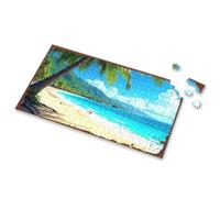 Puzzles For Toddlers 2-4 Beach Paradise: Tropical Palm Trees, Crystal Clear Waters, And Go Picture Puzzle Puzzle Books For Adults Girl Toys Age 4-5(1000PCS)