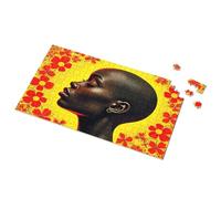 Puzzles For Toddlers 2-4 Floral Serenity: A Woman'S Profile Amidst Red Flowers Picture Puzzle 4 Year Old Boy Gift 100 Piece Puzzles For Kids(500PCS)