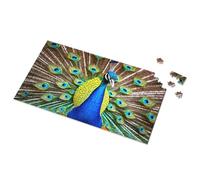 Puzzles For Toddlers 2-4 Peacock With Vibrant Feathers Displaying Picture Puzzle 4 Year Old Boy Gift 100 Piece Puzzles For Kids(500PCS)