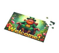 Puzzles For Toddlers 2-4 Welcome To The Land Of Leprechauns Picture Puzzle 4 Year Old Boy Gift 100 Piece Puzzles For Kids(1000PCS)