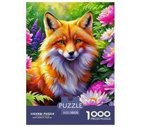 Puzzles Fox 1000 Piece Jigsaw Challenge Toy Fantasy Animal Theme Decoration Puzzle Gifts for Men for Kids And Adults 38x26cm/1000pcs