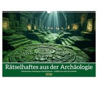 Puzzles from archaeology UK-Version (Wall Calendar 2026 DIN A3 Landscape), CALVENDO 12 Month Wall Calendar