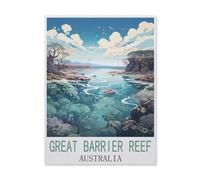 Puzzles für Erwachsene, 1500 Teile, für Erwachsene und Kinder, Great Barrier Reef, Australien, Papierpuzzle, Kunstwerk, intellektuelles Lernspielzeug, Geschenke-FN100-57x87cm
