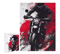 Puzzles Für Erwachsene 500 PCS Ride Like The Wind Motorcycle Speed Puzzles Für Erwachsene Stressabbau Herausfordernde Denkspiele Familienspiele 500 PCS
