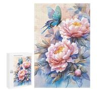 Puzzles Für Erwachsene1000 PCS Butterfly And Peony Painting Schwierige Und Herausfordernde Puzzles Für Erwachsene - Geburtstagsgeschenk Und Einzigartige Geschenke 1000 PCS
