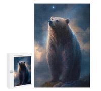 Puzzles Für Erwachsene1000 PCS Magical Celestial Bear Art Print Schwierige Und Herausfordernde Puzzles Für Erwachsene - Geburtstagsgeschenk Und Einzigartige Geschenke 1000 PCS
