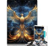 Puzzles Galaxy Phoenix Jigsaw Puzzles for Teenagers 1000 Pieces,Wall Decoration Unique Birthday And Xmas Gifts Suitable for And 14 75x50cm