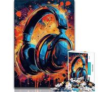 Puzzles Gaming Headset 1000 Piece Jigsaw Puzzle for Adults And Teenagers,Family Game Birthday Gifts.Challenge High Difficulty (50x75cm)