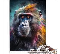 Puzzles Gift Baboom painting 1000 Piece Jigsaw Puzzles for Adults Kids 100% Recycled Cardboard for Adults Kids Learning Educational Toys Family Games （26x38cm）