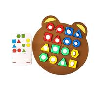 Puzzles Gifts for Dementia Seniors Patients,Dementia Geometric Cognitive Products for Alzheimers Elderly,Shape Matching Game Color Sensory training,Memory Activities And Game Puzzles for Elderly Demen