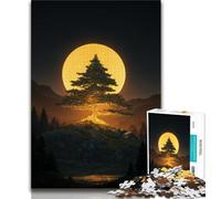 Puzzles Golden Tree of Life 1000 Piece Jigsaw Puzzles for Teenagers,is Ideal As A Gift for The Whole Family Suitable for And 14 (38x26cm)