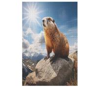 Puzzles Groundhog 1000 Pieces Jigsaw Puzzles For Adults Suitable For Adults And Children 12 And Up Wooden Puzzles Fun Puzzles Games （78×53cm）