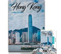 Puzzles Hong Kong Puzzles 1000 Pieces for Teenagers,Decompressing Intellectual Educational Toy Secret Santa Gifts 75x50cm