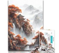 Puzzles Japanese Landscape 1000 Piece Jigsaw Puzzles for Adults Gifts,is Ideal As A Gift for The Whole Family Suitable for And 14 50x75cm