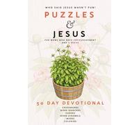 Puzzles & Jesus: 50-day devotional for moms who need encouragement and a break. Includes word searches, sudoku, crosswords, word scrambles, mazes, and coloring pages.