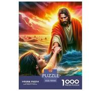 Puzzles Jesus - Religion 1000 Pieces Educational Games Christian Themes Decoration Puzzle Ladies' Gifts for Kids And Adults 70x50cm/1000pcs