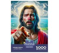 Puzzles Jesus - Religion 1000 Pieces Educational Games Christian Themes Home Decoration Ladies' Gifts for Both Adults And Children 70x50cm/1000pcs