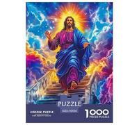 Puzzles Jesus - Religion 1000 Pieces Educational Games Christian Themes Home Decoration Ladies' Gifts for Both Adults And Children 70x50cm/1000pcs