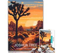 Puzzles Joshua Tree National Park Puzzles 1000 Pieces for Adults,Educational Games Home Decoration Deal As Gifts for The Whole Family 26x38cm