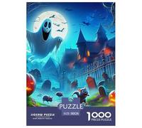 Puzzles Jumbie Pumpkins 1000 Pieces Educational Games Halloween Theme Home Decoration Ladies' Gifts for Kids And Adults 38x26cm/1000pcs