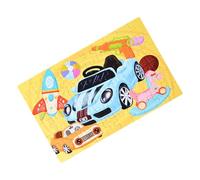 Puzzles Kids Ages 3-5, 60PCS Cartoon Set, 8.27x12.99x0.39 inches Children Travel Game, Early Childhood Toy, Educational Animal Puzzle, Learning Enlightenment Activity, Perfect for Preschool Playtime