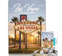 Puzzles Las Vegas Jigsaw Puzzles for Teenagers 1000 Pieces,Wall Decoration Unique Birthday And Xmas Gifts Suitable for And 14 75x50cm