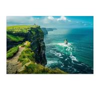 Puzzles Moher Ireland - Large Puzzle Game Artwork for Adults Teens_300pcs