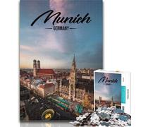 Puzzles Munich Puzzles 1000 Pieces for Teenagers,Decompressing Intellectual Educational Toy Secret Santa Gifts 75x50cm
