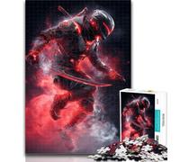 Puzzles Neon Warriors Jigsaw Puzzle 1000 Pieces for Adults,for Age 14+ Impossible Game Best Gift for Adults And Teenagers 26x38cm