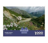 Puzzles Owl 1000 Piece Challenge Game for Adults,Ecological Theme Impossible Jigsaw Puzzles 1000 Pieces Educational Games for Adults Or Families 70x50cm/1000pcs