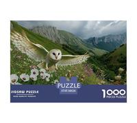 Puzzles Owl 1000 Piece Challenge Toy for Adults,Ecological Theme Impossible Jigsaw Puzzle 1000 Piece Educational Game for Adults Or Families 38x26cm/1000pcs
