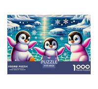 Puzzles Penguin 1000 Pieces Puzzles for Adults Educational Games Animal Theme Gifts for Men Decoration Puzzle 38x26cm/1000pcs
