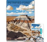 Puzzles Petrified Forest National Park Puzzles 1000 Pieces for Teenagers,Decompressing Intellectual Educational Toy Secret Santa Gifts 26x38cm