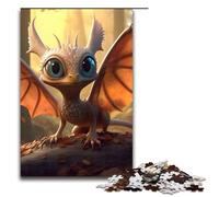 Puzzles Pieces for Adults Autumn Baby Dragon Puzzles for Adults Brain Teaser Adult Game Family Interactive Activity 1000 PCS(75x50cm)