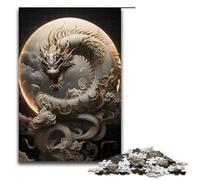 Puzzles Pieces for Adults Brave Dragon Puzzles for Adults Brain Teaser Adult Game Family Interactive Activity 1000 PCS(75x50cm)