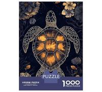 Puzzles Pour Adolescents 1000 Abstract Sea Turtle Puzzles Pour Adultes Jeu Manuel D'assemblage De Motifs Offre Spéciale Pour Toute La Famille 52x38cm/1000pcs