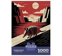 Puzzles Pour Adolescents 1000 Armadillo Resilience Puzzles Pour Adultes Jeu Manuel D'assemblage De Motifs Offre Spéciale Pour Toute La Famille 38x26cm/1000pcs