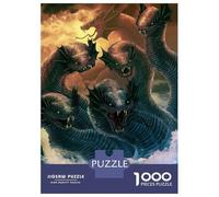 Puzzles Pour Adolescents 1000 Hydra Sea Monster Puzzles Pour Adultes Jeu Manuel D'assemblage De Motifs Offre Spéciale Pour Toute La Famille 52x38cm/1000pcs