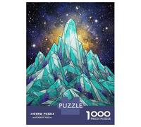 Puzzles Pour Adolescents 1000 Pièces Crystal Mountain Under Starry Sky Puzzles Pour Adultes Jeux Relaxants Analyse Et Logique Difficulté Et Défi 38x26cm/1000pcs