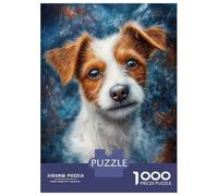 Puzzles Pour Adolescents 1000 Pièces Jack Russell Terrier Puppy Puzzles Pour Adultes Jeux Relaxants Pour Toute La Famille Cadeaux Amusants Pour Les Amis Et La Famille 70x50cm/1000pcs