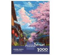 Puzzles Pour Adolescents 1000 Pièces Japanese Cherry Blossom Supra MK4 Puzzles Pour Adultes Jeu De Réflexion Pour Améliorer La Mémoire Activités Amusantes À La Maison 38x26cm/1000pcs