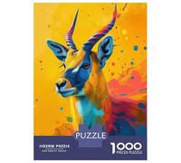 Puzzles Pour Adolescents 1000 Pièces Lightning Fast Antelope Puzzles Pour Adultes Jeu De Réflexion Pour Améliorer La Mémoire Activités Amusantes À La Maison 70x50cm/1000pcs