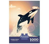Puzzles Pour Adolescents 1000 Pièces Orcas Can Fly II Puzzles Pour Adultes Jeu De Réflexion Pour Améliorer La Mémoire Activités Amusantes À La Maison 38x26cm/1000pcs